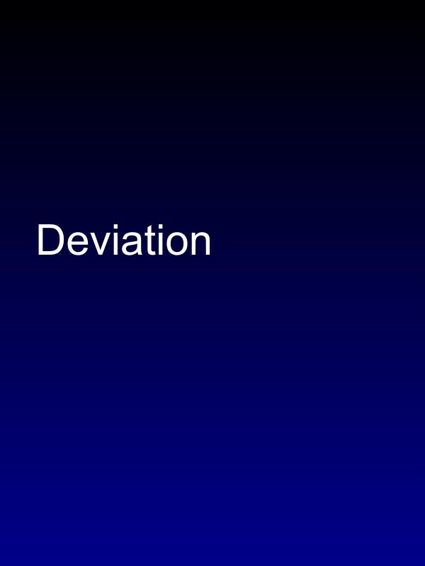 Deviation